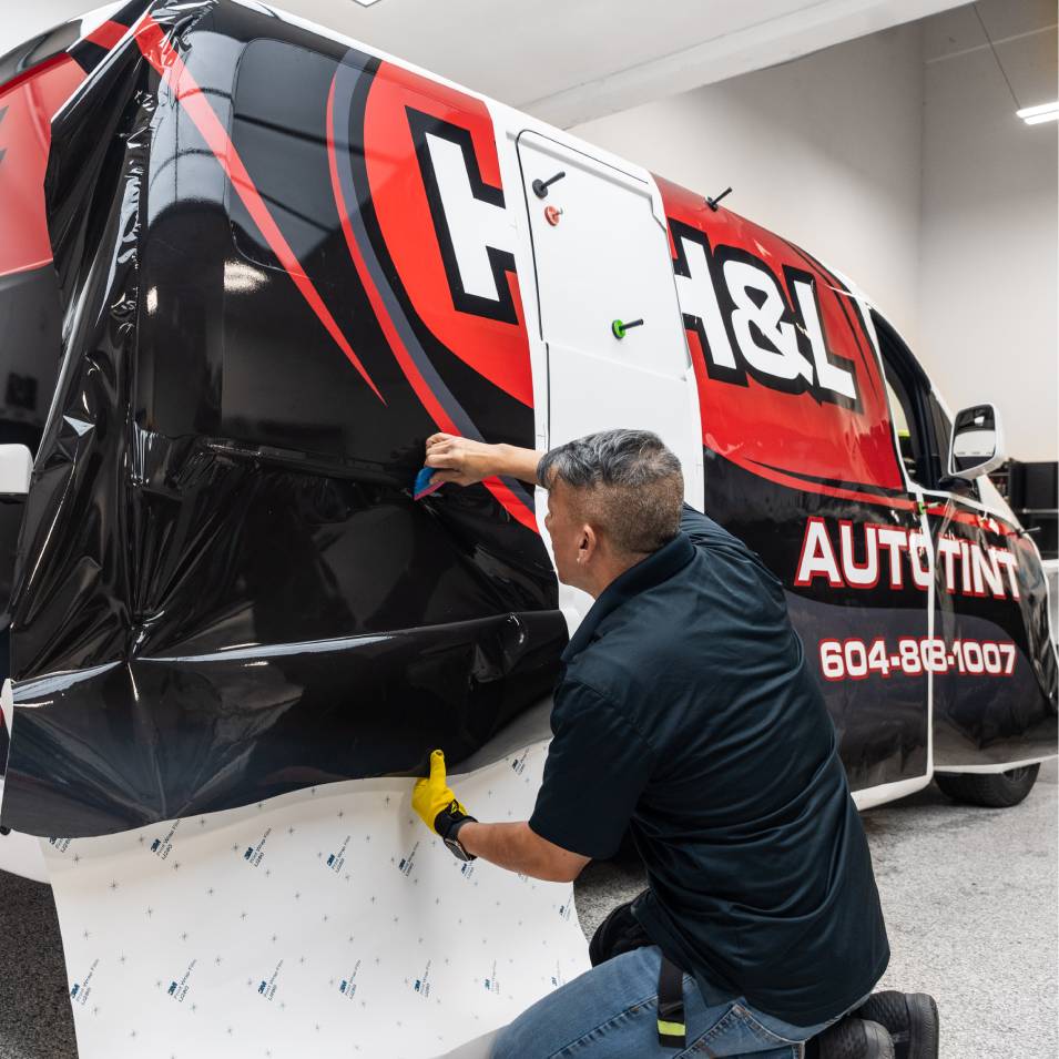 commercial wrap install